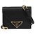 Prada Borsa crossbody portafoglio Saffiano Nera Nero