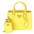 Prada Borsa a tracolla Micro Tote Saffiano Lux Yellow NZV Giallo