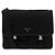 Prada Borsa a tracolla in nylon con logo triangolare Nero