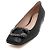 Gucci Ballerine Dionysus in pelle nera con logo argento Nero - vista 2