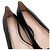 Gucci Ballerine Dionysus in pelle nera con logo argento Nero - vista 7