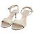 Dior Sandali con tacco e cinturino Gold