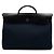Hermès Borsa Tote e Messenger in tela Blue Ocean Noir con dettagli Hunter Hardware - vista 2