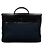 Hermès Borsa Tote e Messenger in tela Blue Ocean Noir con dettagli Hunter Hardware - vista 5