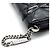 Organizer con zip Chanel Gampo in pelle nera Nero - vista 7