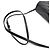 Saint Laurent Borsa a tracolla Monogram Lulu Toy Nero - vista 5