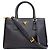 Prada Borsa Tote e a tracolla Galleria Saffiano Medium Nera Nero