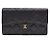 Portafoglio lungo Chanel Caviar in pelle nera Nero