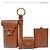 Tod's Zeitloses Leder-Smartphone-Mini-Taschen- und Kartenhalter-Set Braun