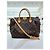 Louis Vuitton Borsa Tote e a Tracolla Monogram Tuileries MM Marrone - vista 10