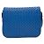 Bottega Veneta Bolso bandolera con solapa de malla Intrecciato Azul