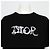Dior Baumwoll-T-Shirt für Herren mit besticktem Logo Schwarz - Ansicht 2
