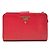 Prada Saffiano Metal Compact Wallet