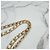 Chanel Borsa Shopper Classic CC Logo White Gold Series Bianco - vista 6