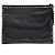 Clutch Rockstud Valentino in pelle nera Nero