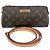 Louis Vuitton Monogram Evaclutch Marrone Pelle