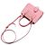 Prada Mini borsa a mano e a tracolla Galleria in Saffiano Rosa - vista 4