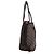 Borsa Tote Louis Vuitton Neverfull MM Marrone - vista 3