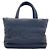 Borsa Tote Puffer Larga in Cotone Nero Yves Saint Laurent