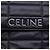 Céline Borsa a tracolla Celine Monochrome in pelle di vitello nera con catena Nero - vista 12