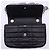 Céline Borsa a tracolla Celine Monochrome in pelle di vitello nera con catena Nero - vista 13