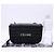 Céline Borsa a tracolla Celine Monochrome in pelle di vitello nera con catena Nero - vista 3