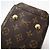 Borsa Louis Vuitton Monogram Montaigne BB Marrone Beige - vista 10