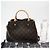 Borsa Louis Vuitton Monogram Montaigne BB Marrone Beige - vista 3