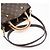 Borsa Louis Vuitton Monogram Montaigne BB Marrone Beige - vista 5