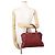 Borsa Cartier C in pelle di vitello Bordò - view 4