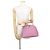 Borsa Salvatore Ferragamo Gancini Rosa Giallo - vista 4