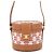 Céline Borsa Celine Triomphe Tambour Small Marrone Rosso Beige