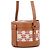 Céline Borsa Celine Triomphe Tambour Small Marrone Rosso Beige - vista 2