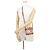 Céline Borsa Celine Triomphe Tambour Small Marrone Rosso Beige - vista 4