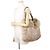 Borsa Tote Prada in pelliccia beige - vista 4