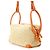 Borsa Bottega Veneta Loop in pelle e rafia Marrone - vista 2