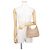 Borsa Balenciaga BB Soft Hobo in pelle beige - vista 4