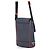 Borsa a tracolla Prada Triangle in pelle Saffiano Arancione Blu navy - vista 2