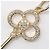 Pendente Crown Key Tiffany & Co. in oro giallo 18K e diamanti D'oro - vista 3
