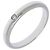 Cartier 1895 Ehering Platin mit Diamant 2.2 mm Silber