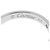 Cartier 1895 Ehering Platin mit Diamant 2.2 mm Silber - Ansicht 4