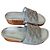 Sandali platform Louis Vuitton Monogram argentati Argento