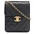 Borsa a tracolla Pochette Chanel Matelassé Coco Mark Chain Nero - vista 2