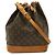 Borsa a tracolla Louis Vuitton Monogram Noe Marrone