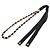 Cinturón de cadena CHANEL Coco Mark Negro