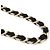 Cinturón de cadena CHANEL Coco Mark Negro - vista 5
