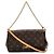 Borsa a tracolla Louis Vuitton Monogram Favorite MM Marrone Beige