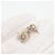 Orecchini a lobo Chanel Coco Mark con strass D'oro - vista 10