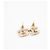 Orecchini a lobo Chanel Coco Mark con strass D'oro - vista 7