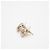 Orecchini a lobo Chanel Coco Mark con strass D'oro - vista 9